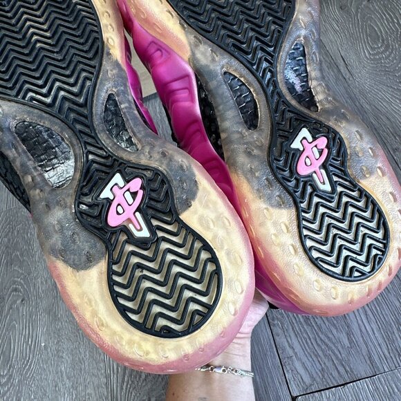 Nike Air Foamposite One Pearlized Pink 2012 Men Size 9 / 10.5 W Sneakers Shoes - Picture 9 of 13